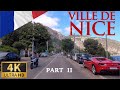 DRIVING NICE Part II,On the way to MONACO, French Riviera, Blue Coast, FRANCE I 4K 60fps