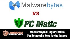 Malwarebytes Flags PC Matic for Removal and Here is Why I Agree