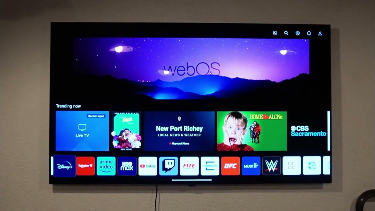 LG OLED TV Clock Screensaver YouTube