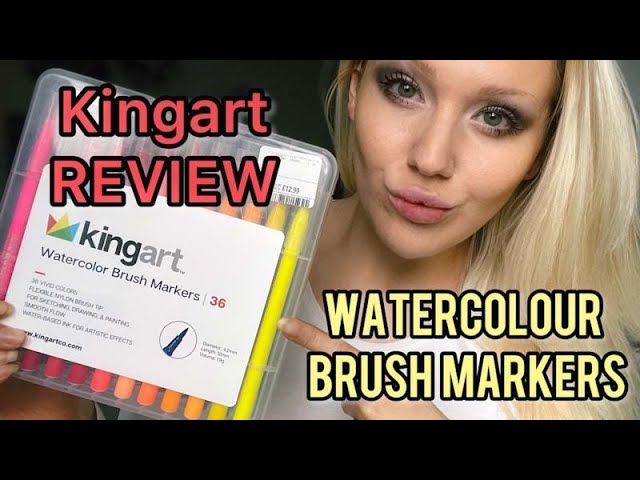 Watercolor Brush Markers - 36