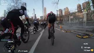 Central Park Bike Race w/ Audio Commentary - CRCA#1 - B Field - Partial Race Video