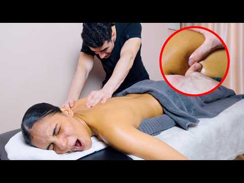 ASMR: Is he a PRO? INSANE Strong Full Body Oil Massage Left me Speechless