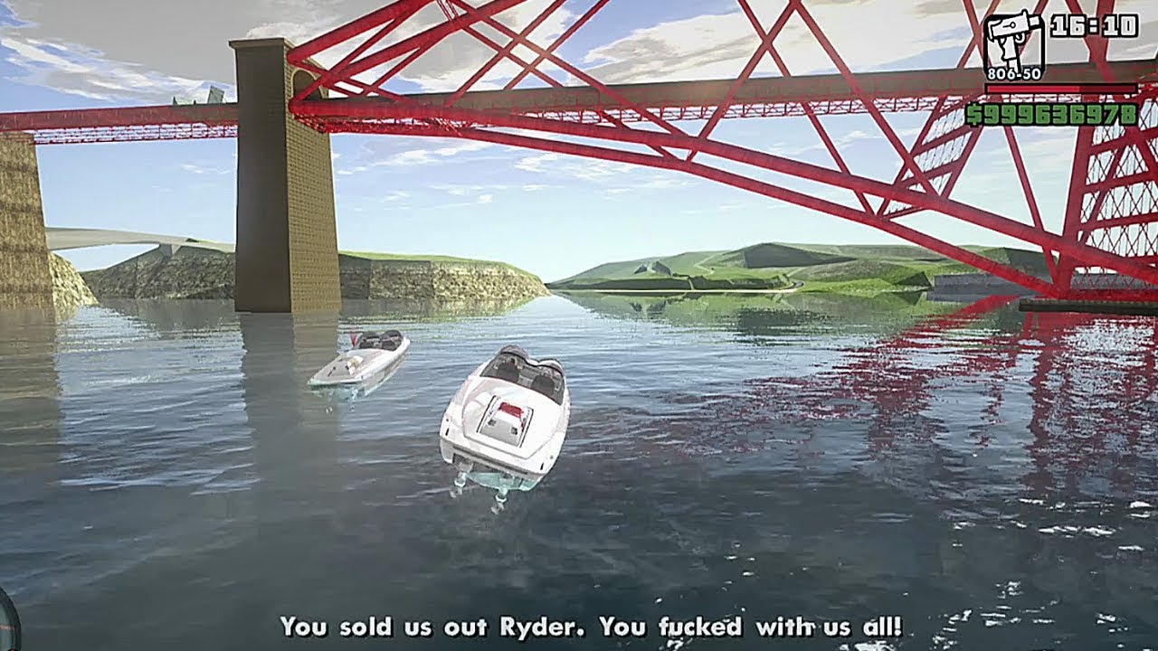 Killing Ryder Mission In GTA V Graphics-GTA San Andreas (V Graphics) 1080P 60FPS