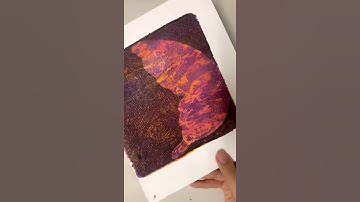 Gelli® printing is where it’s at!🎨 Check out www.gelliarts.com for more info! #shorts #artist #art