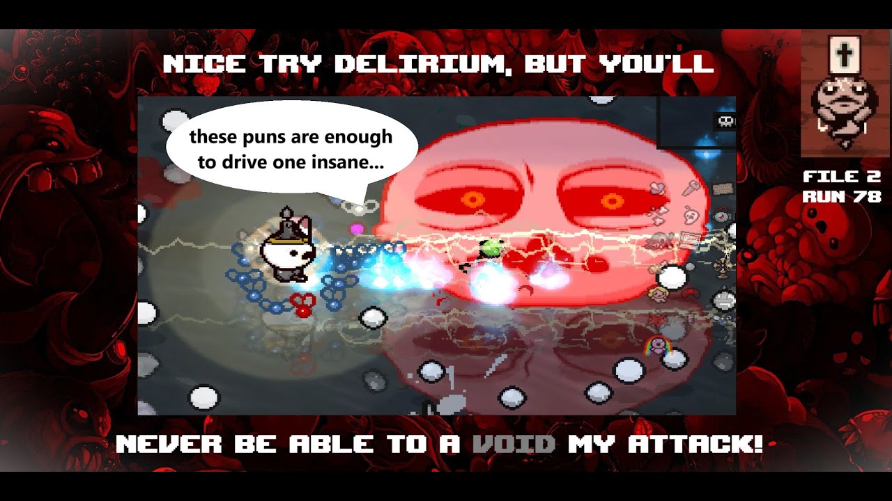 Delirium can't aVoid Apolyon's Victory : 78 : The Binding of Isaac Repentance+ 2nd Quest
