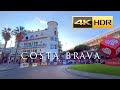 Costa Brava WALKING TOUR in PLATJA d'Aro City Center | 4K HDR Platja d'Aro CATALONIA SPAIN