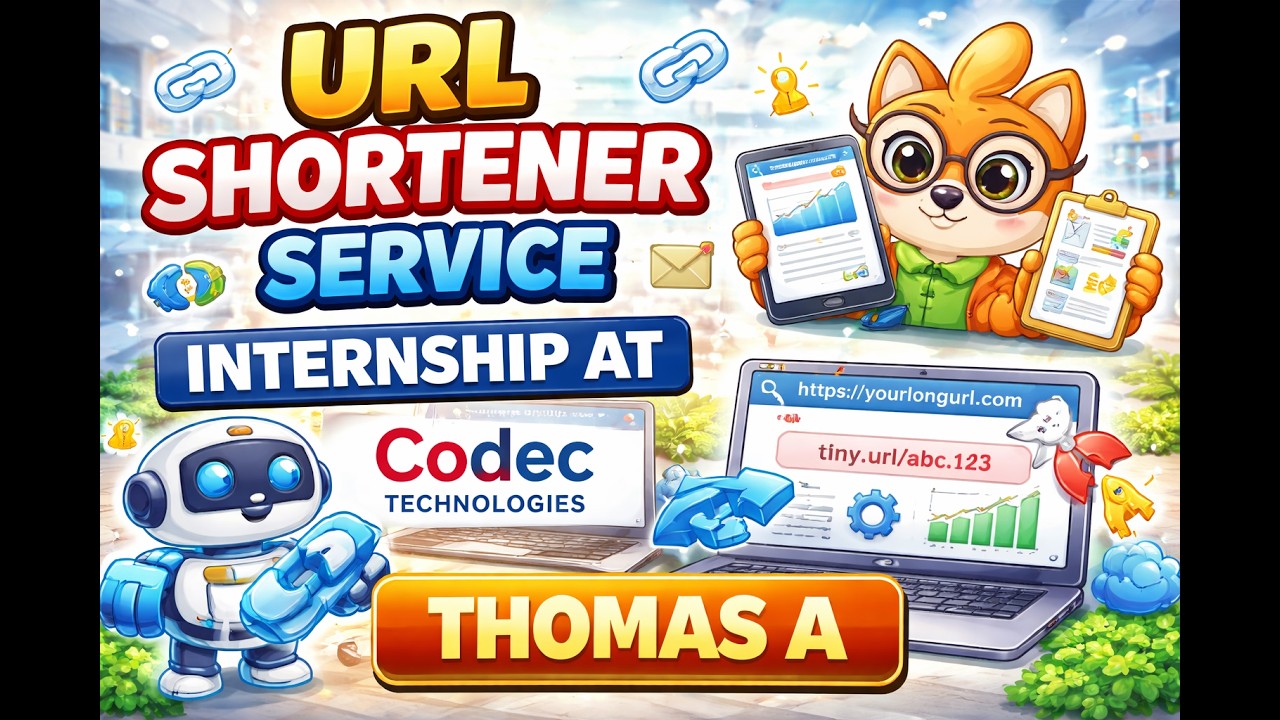 🚀 URL Shortener Service | Internship Project at Codec Technologies ...