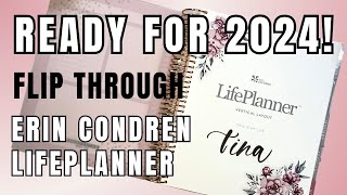 2024 Planner Setup | Erin Condren LifePlanner | Flip Through