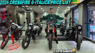 2024 Crossfire and Italica Bikes Price List (3 to 8 lakhs) | Hj 250, Stallion 250 & more...