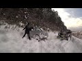 ジムニー　スノーアタック　宮城県加美　林道　SJ30　JA11　JB23
