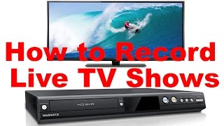 How To Record Live Tv Shows Best Way 