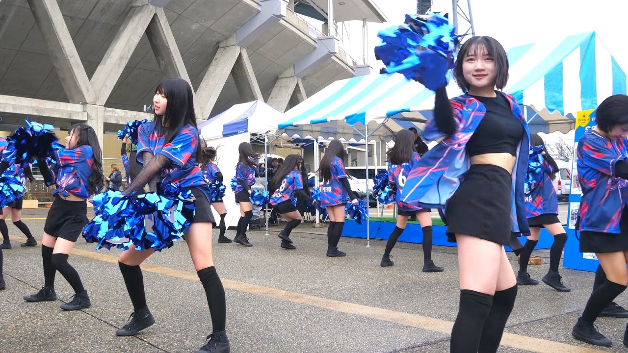 【チアダンス】Leap-Blue(リープブルー) 「DRIP」(BABYMONSTER) カターレ富山 vs. ヴァンフォーレ甲府 K STUDIO 第2部 横動画 2025年3月2日