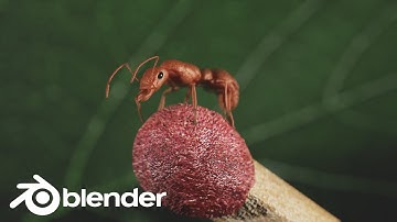 Ant Scene in Blender 2.83 (Eevee tutorial)