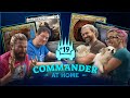 Commander at home 19  sauron vs ovika vs heliod vs nazahn with kyle hill and chris