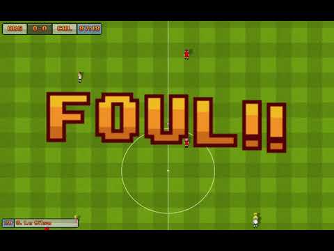 16 Bit Soccer Gameplay (PC Game)