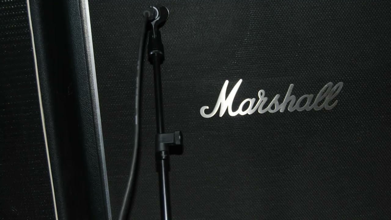 Boosted Marshall JCM800 2203 Bass, Mids and Treble Cranked. Death Metal
