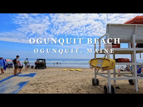 Video: Je pláž ogunquit uzavřena?