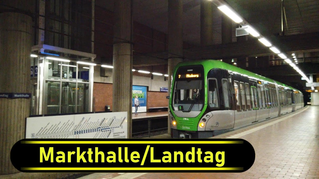 Stadtbahn Station Markthalle/Landtag - Hannover 🇩🇪 - Walkthrough 🚶