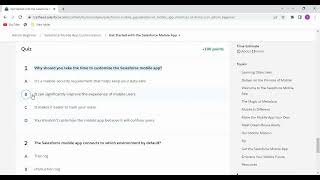 Get Started with the Salesforce Mobile App |Salesforce | Challenge