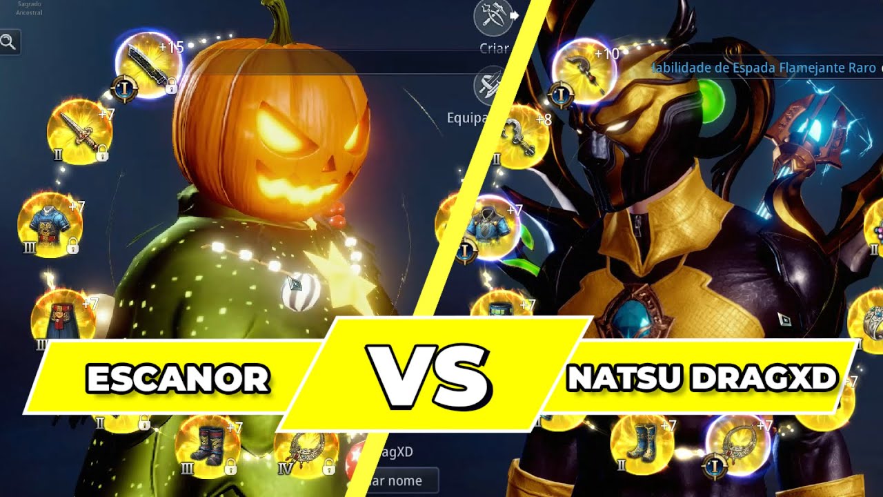 🎮 [Mir4] WARRIOR 495K VS LANCER 513K  | ESCANOR VS Natsu DragXD