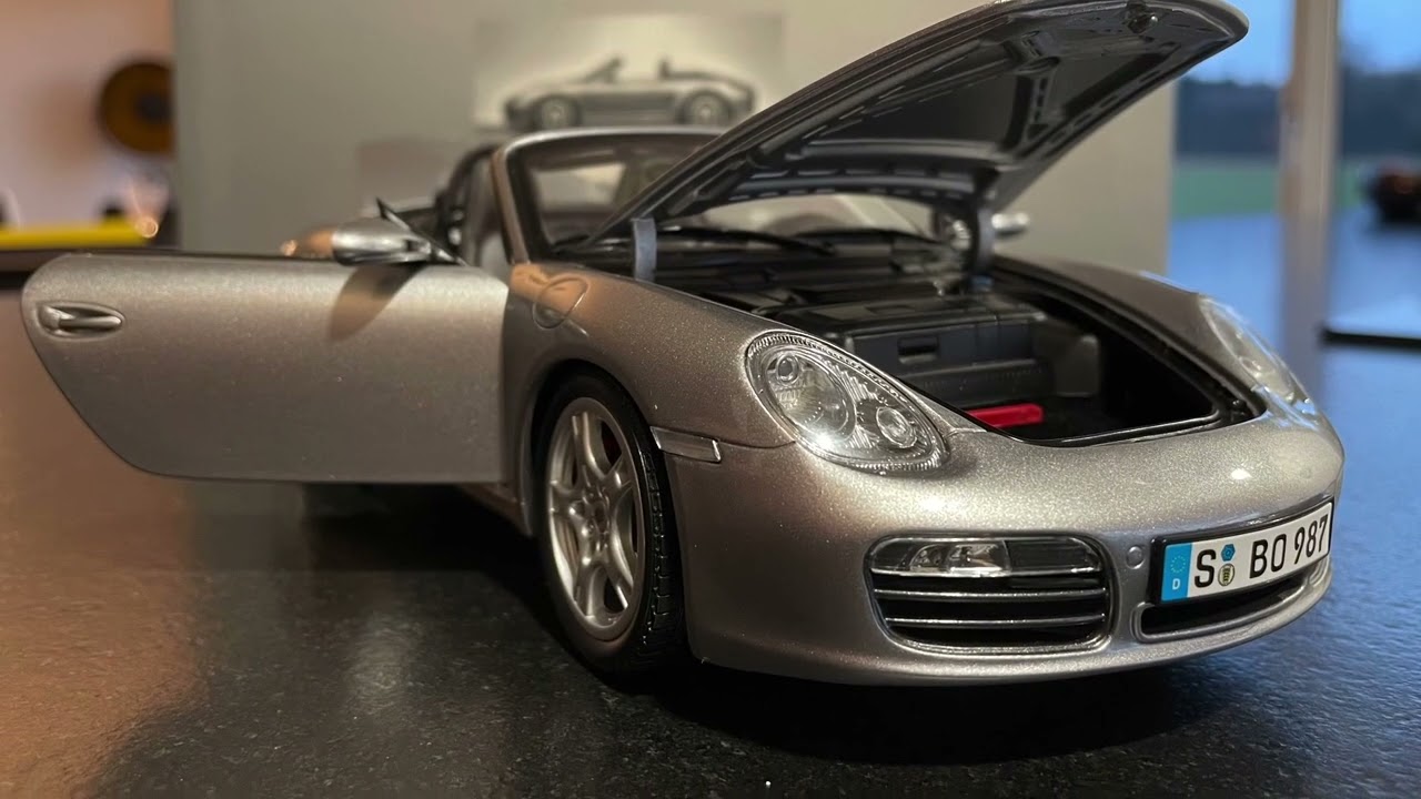 自動車 Kyosho 1:18 Porsche Boxster S 1/18 Kyosho Porsche Boxster S 987 White From Japan Model Car