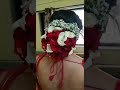 Rose petals hairstyle