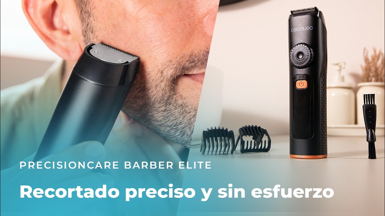 Barbeador PrecisionCare Barber Elite, 120 mins de autonomia e Lâminas de aço inoxidável
