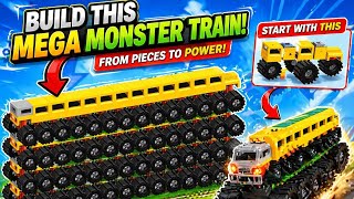 BUILD THIS MEGA MONSTER TRAIN! 😱🚂