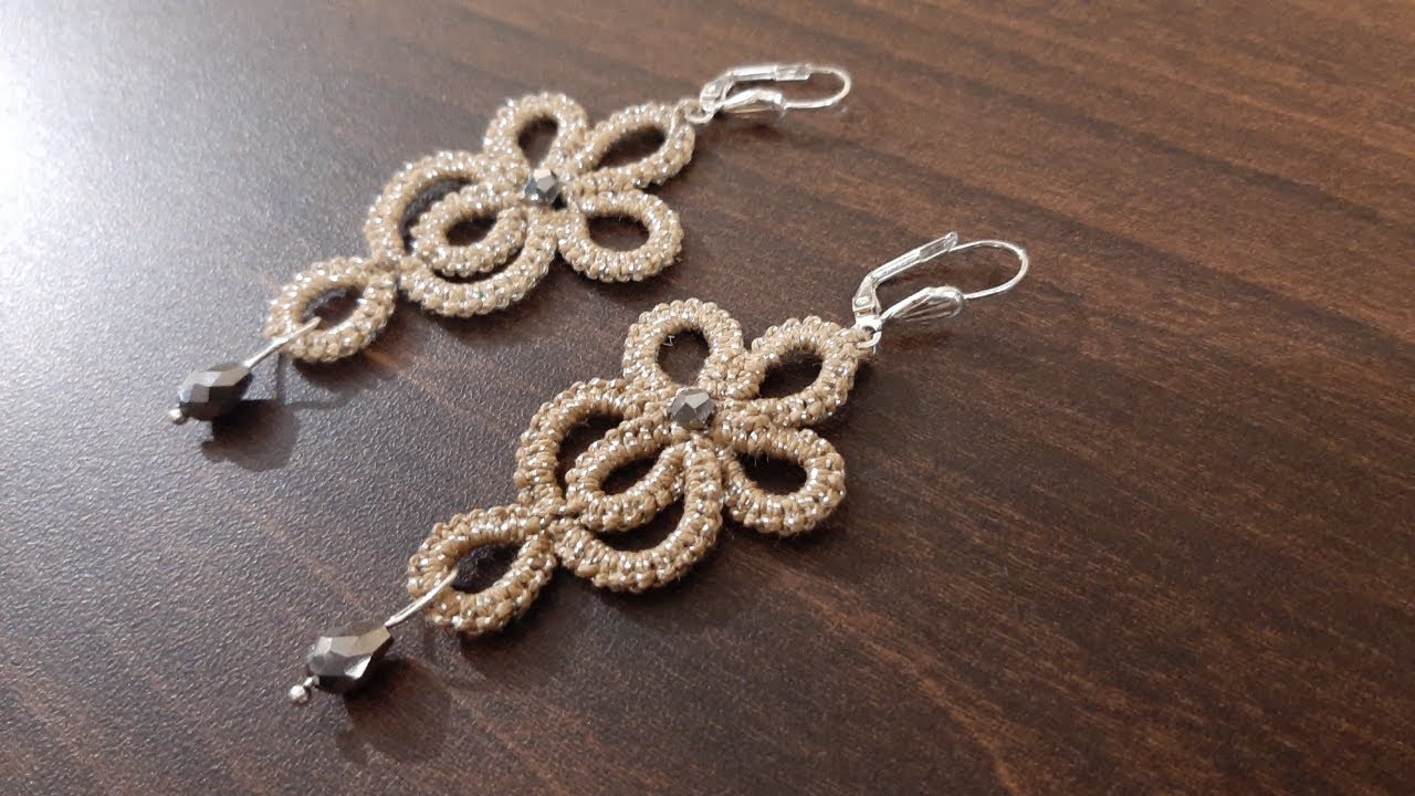 Buy Fable simply Needle Tatting Earrings Tutorial Online in India  Etsy