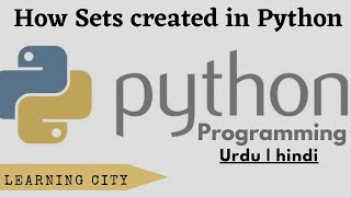 Sets in python urdu | what is sets in python programming