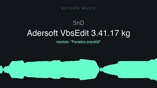 SnD - Adersoft VbsEdit 3.41.17 kg (Keygen Music)
