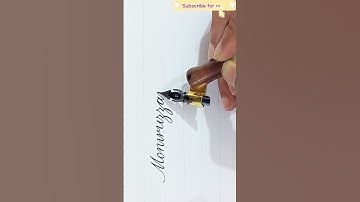 Moniruzzaman write Calligraphy style by Imtiaz | #shorts #typography #imtiaz #shortvideo #art