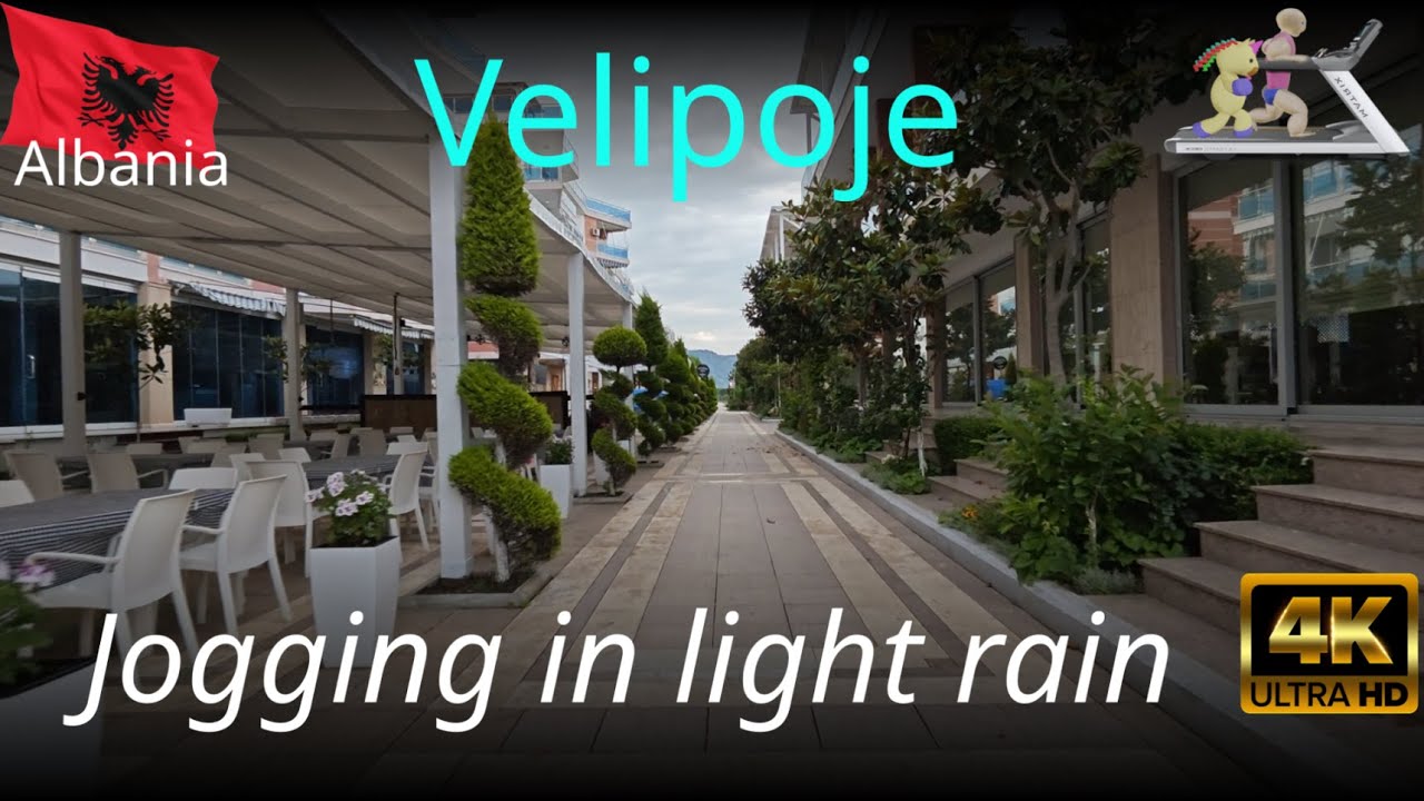 [🇦🇱 Albania ] Alergam pe Ploaie in Velipoje | 4K 60fps