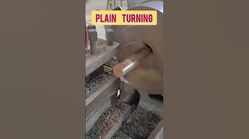 Plain Turning Operation #lathemachine #machine #lathe #youtubeshorts #trendingshorts #viralshorts