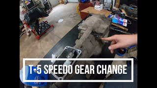 T-5 Transmission Speedometer Gear Change