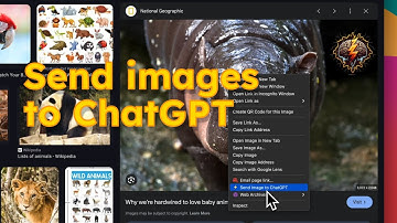 Send images from any website to ChatGPT using right-click