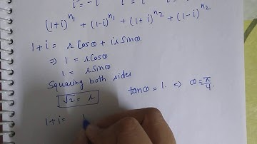 positive integer n1,n2  the expression (1+i)^n1+(1+i^3)^n1+(1+i^5)^n2+(1+i^7)^n2 is real no. iff