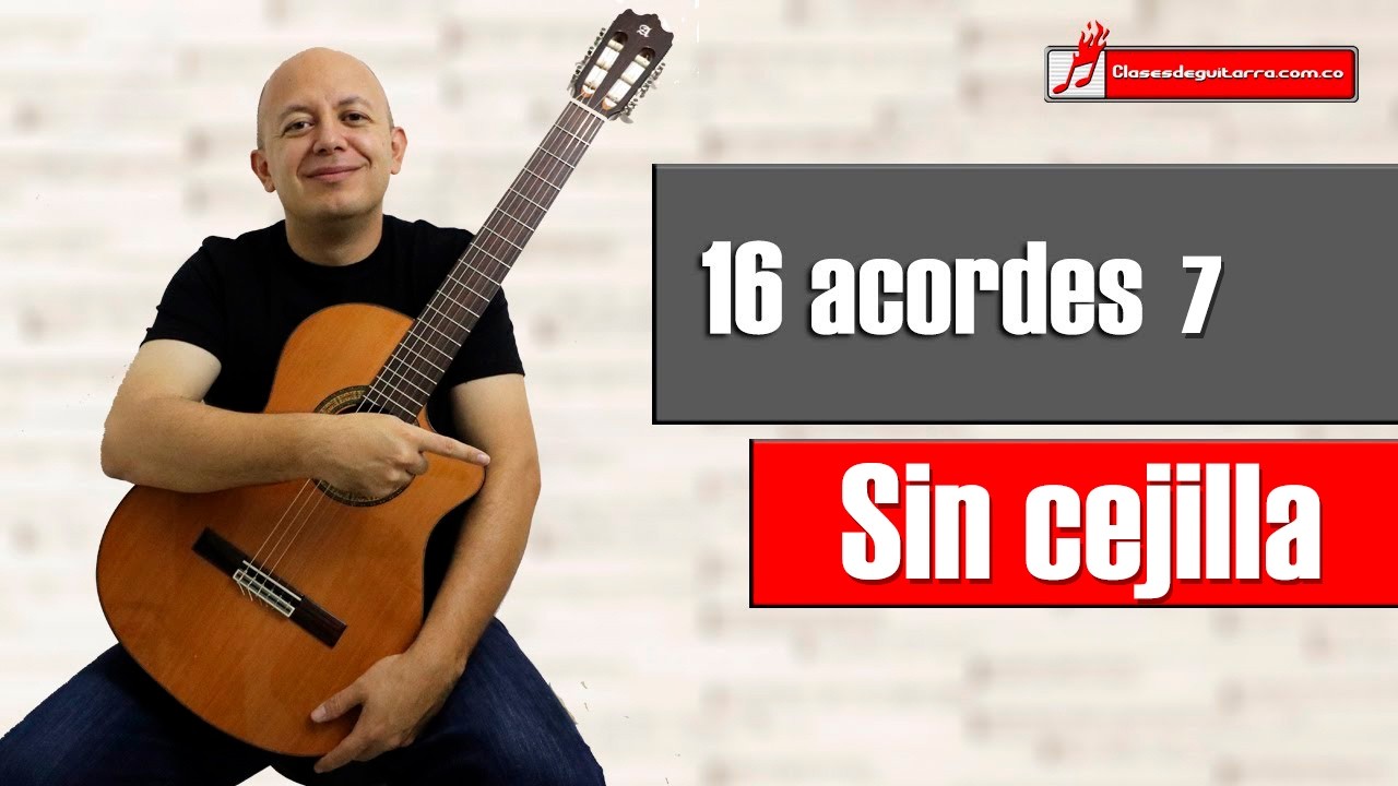 16 acordes con séptima fáciles (sin cejilla)