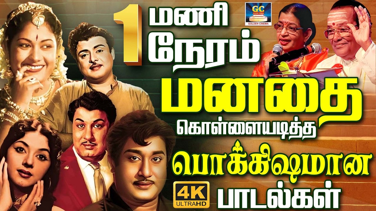 1மணி நேரம் மனதை கொள்ளையடித்த பொக்கிஷமான பாடல்கள் | TMS & P.Susheela Evergreen Classic Hit Songs