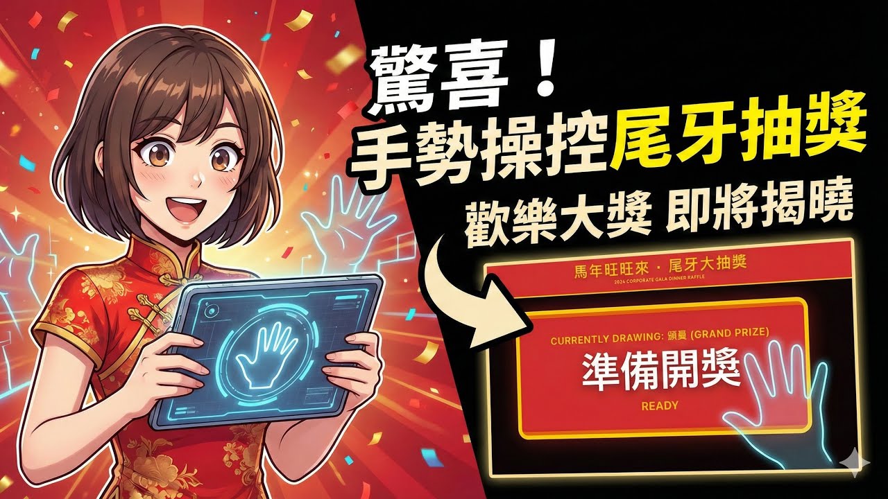 聊天就能做APP（職場小卻幸-webcam尾牙抽獎程式）