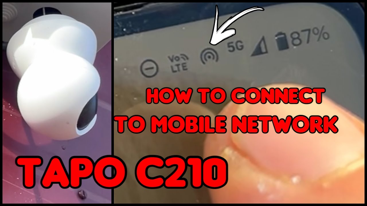 How to Connect Tapo C210 to Mobile Hotspot WiFi Network - YouTube