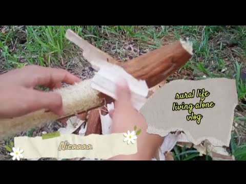 Living alone in the Philippines: Building Batad's house/#rural life|Nicaaaa