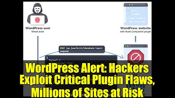 WordPress Alert: Hackers Exploit Critical Plugin Flaws, Millions of Sites at Risk