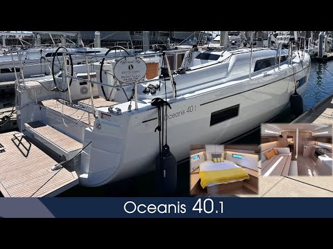 ⁣New Boat Walkthrough Tour 2025 Beneteau Oceanis 40.1 // Available Now