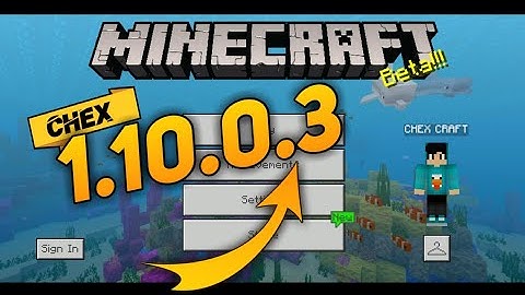 MINECRAFT PE NEW UPDATE 1.10.0.3 |NO LICENSE APK| MANY NEW FEATURES| CHEX CRAFT