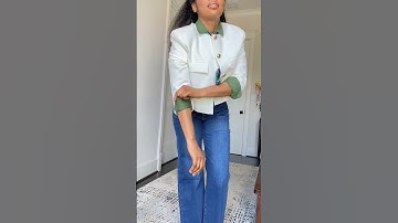 How to elevate your jeans for work. Rate my look on 1-10✨Shop outfits link in bio LTK✨#howtodress