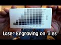 Ceramic tile laser engraving on the xtool m1 xtoollaser xtool laserengraving