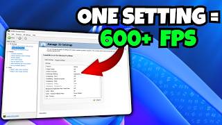 Your NVIDIA Settings Are COSTING You FPS — Change These NOW (2026)