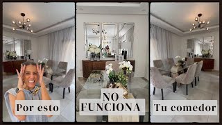 ¡Evita estos ERRORES y transforma tu comedor sin gastar de más!