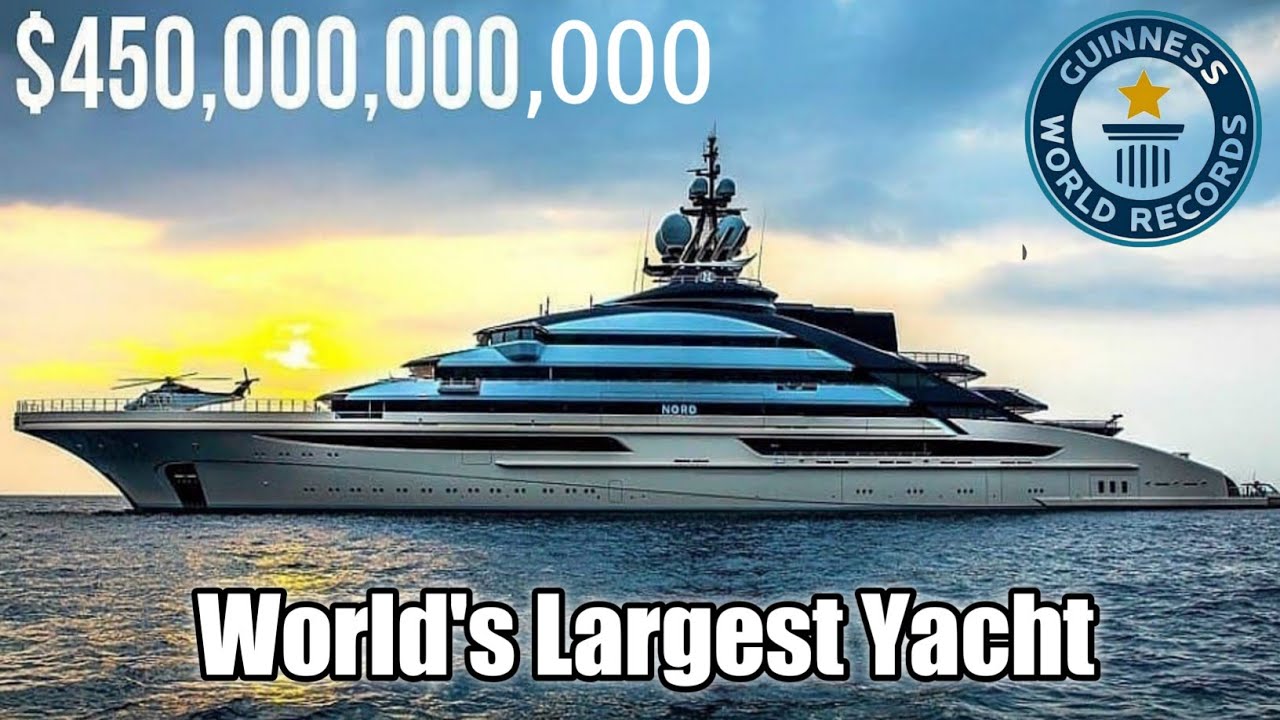 guinness world record largest yacht